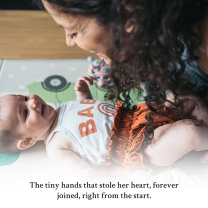 Personalized Elephant Heart Stone Plaque for New Moms