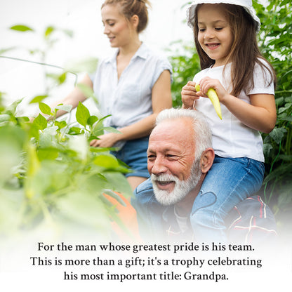 Custom Grandpa's Team Plaque with Grandchildren's Names