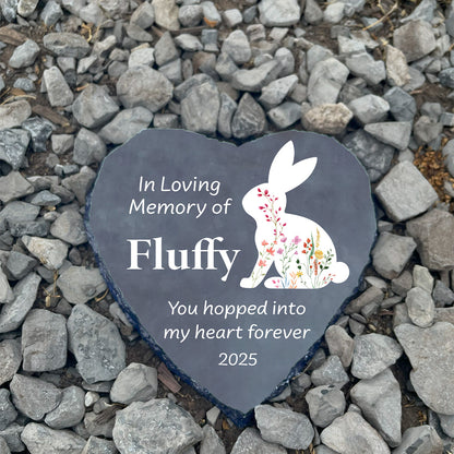 Floral Bunny Memorial Tribute