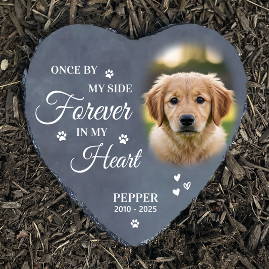 Pet Memorial Stone - Personalized Gift for Loss of Dog
