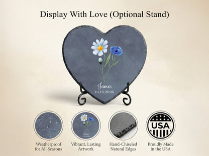 Forget Me Not Baby Loss Memorial Stone